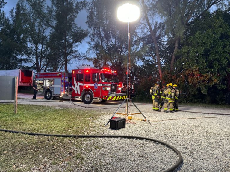 fire scene with Balloon Lightning